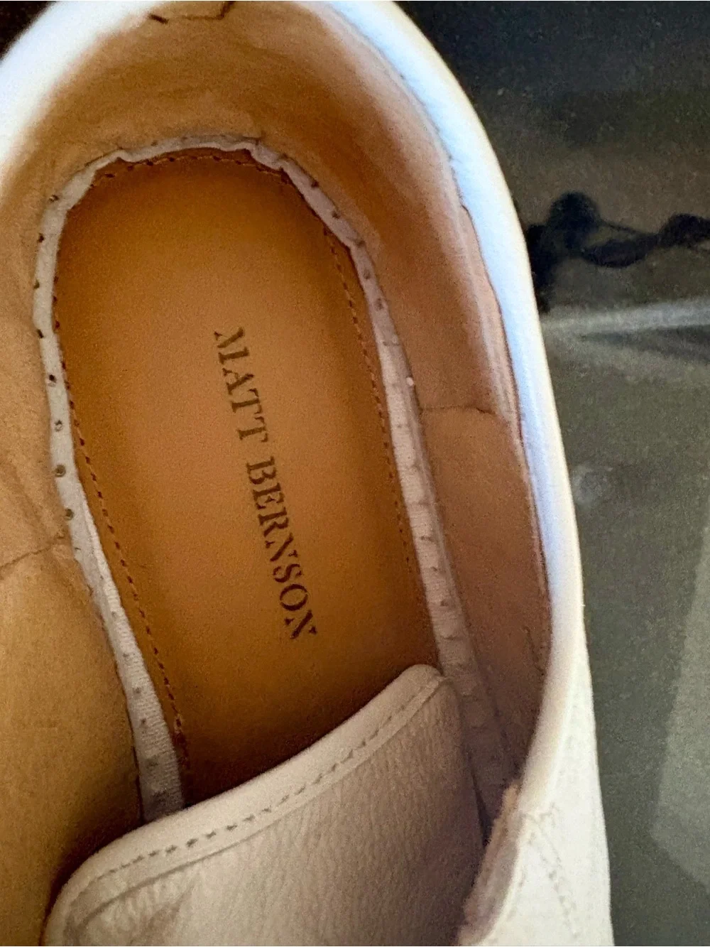 Matt Bernson White Pebbled espadrille sneakers  Sz 7